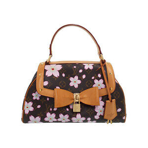 Louis Vuitton Monogram Cherry Red Blossom Sac Retro Handbag
